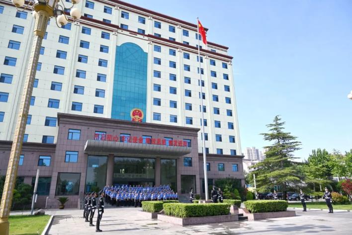 邯郸市检察院举行升国旗仪式