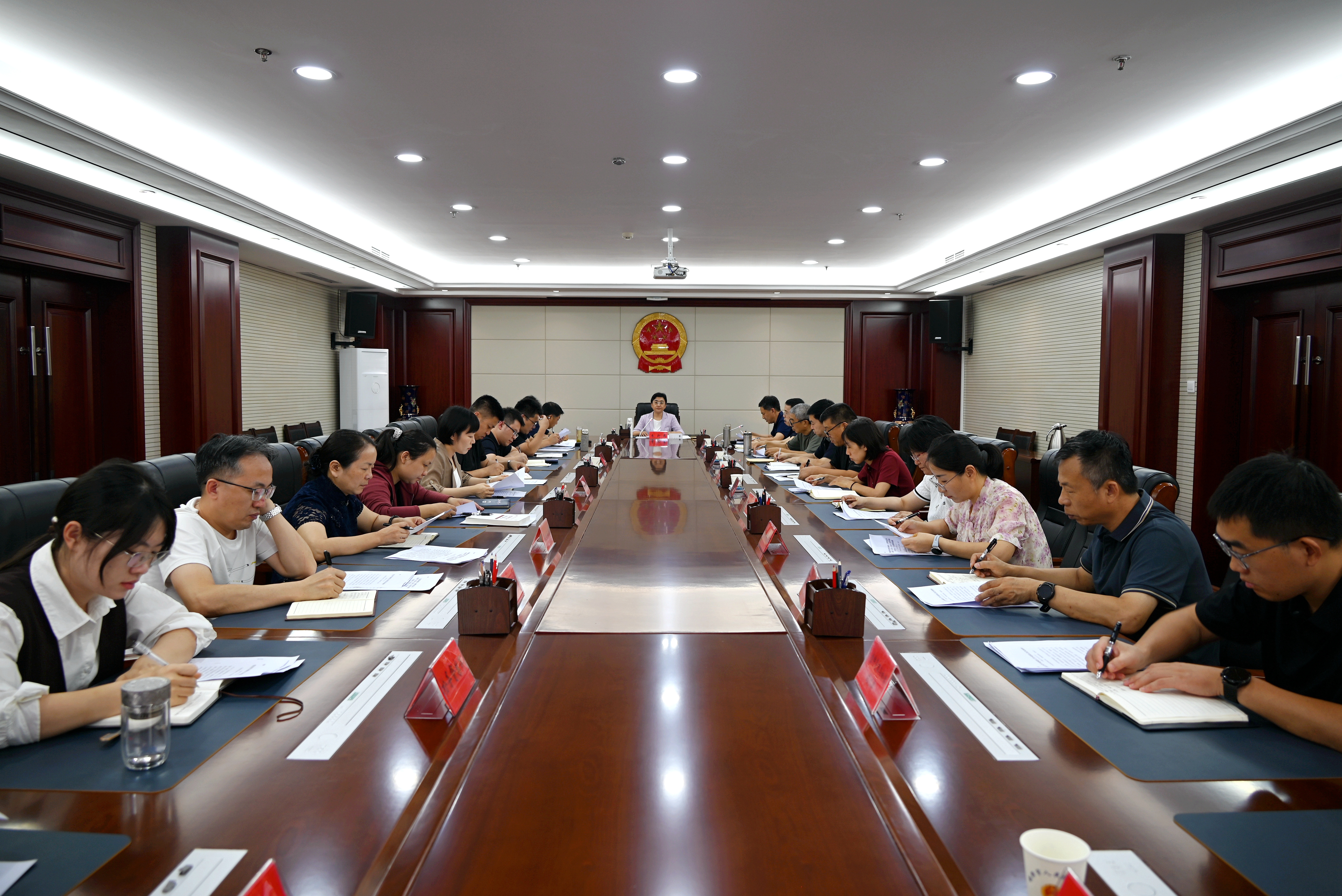 邯郸市纠治违规异地执法、趋利性执法以及乱收费、乱罚款、乱检查、乱查封等问题 （司法执法）工作小组第七次会议召开